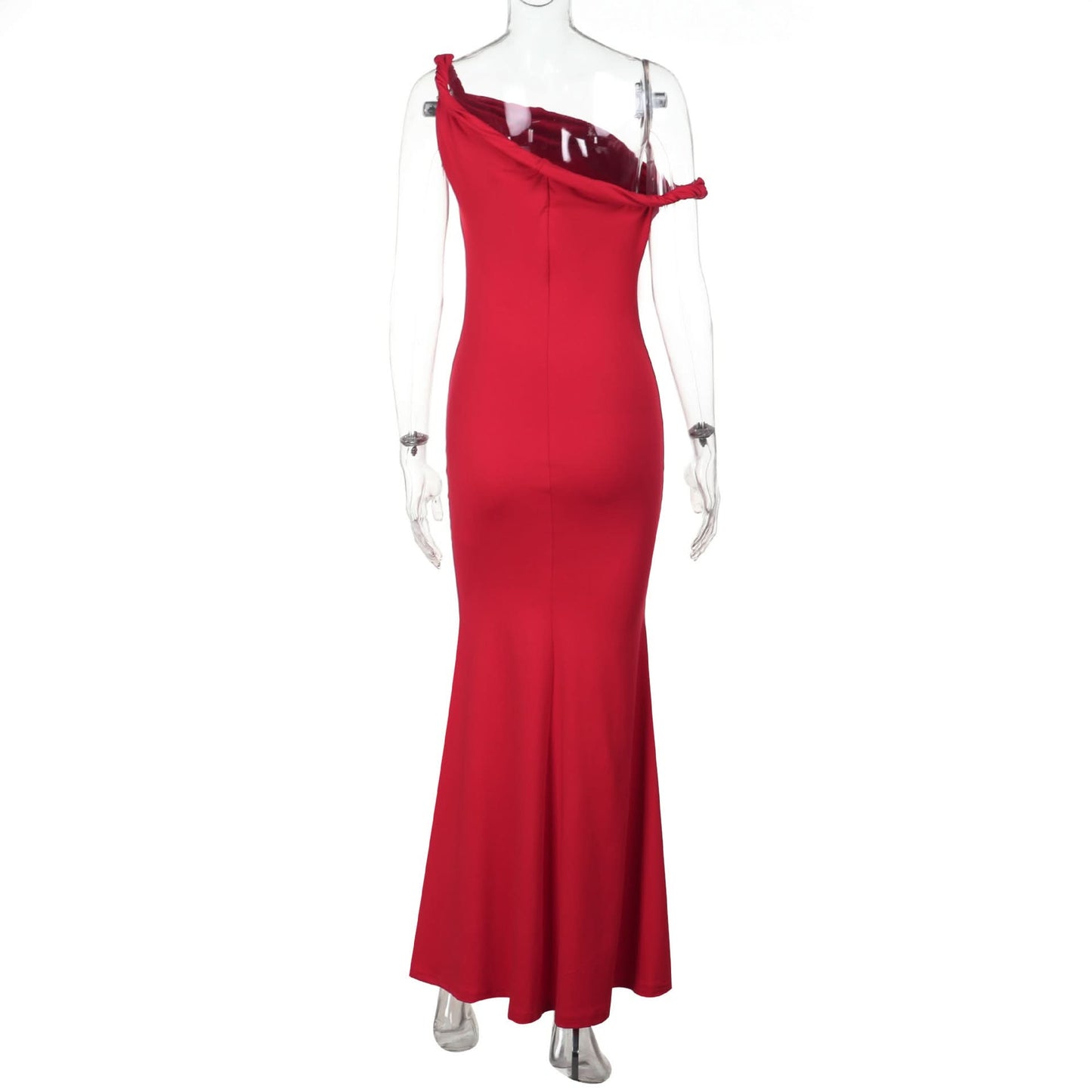 Off shoulder ruched solid tube maxi dress | Festival Outfits Women