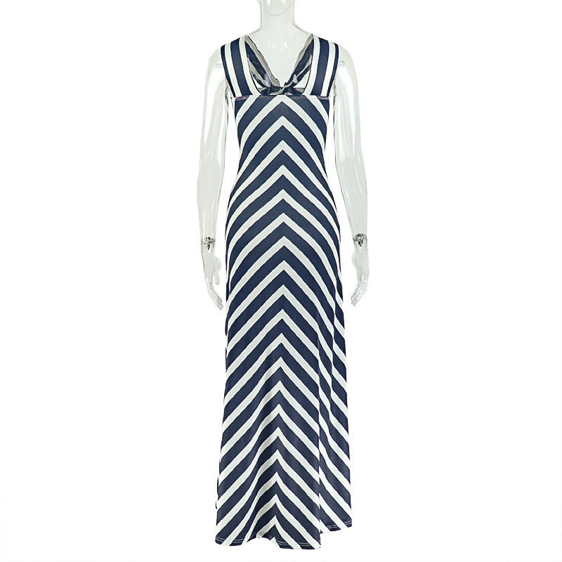 Zebra print hollow out cut out maxi dress | Festival Outfits Women