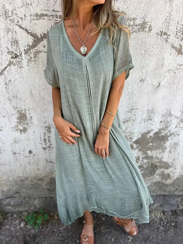 Ziorah - Breathable Midi Dress for Women