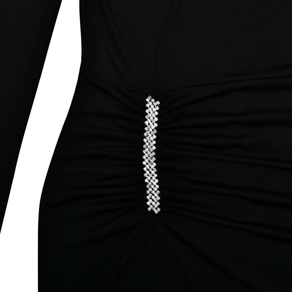 Irregular Long sleeve ruched backless slit maxi dress | Festival Outfits Women