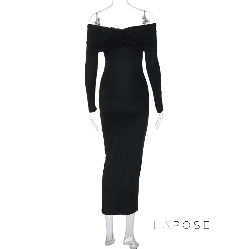 Jaxyn Off Shoulder Bodycon Dress