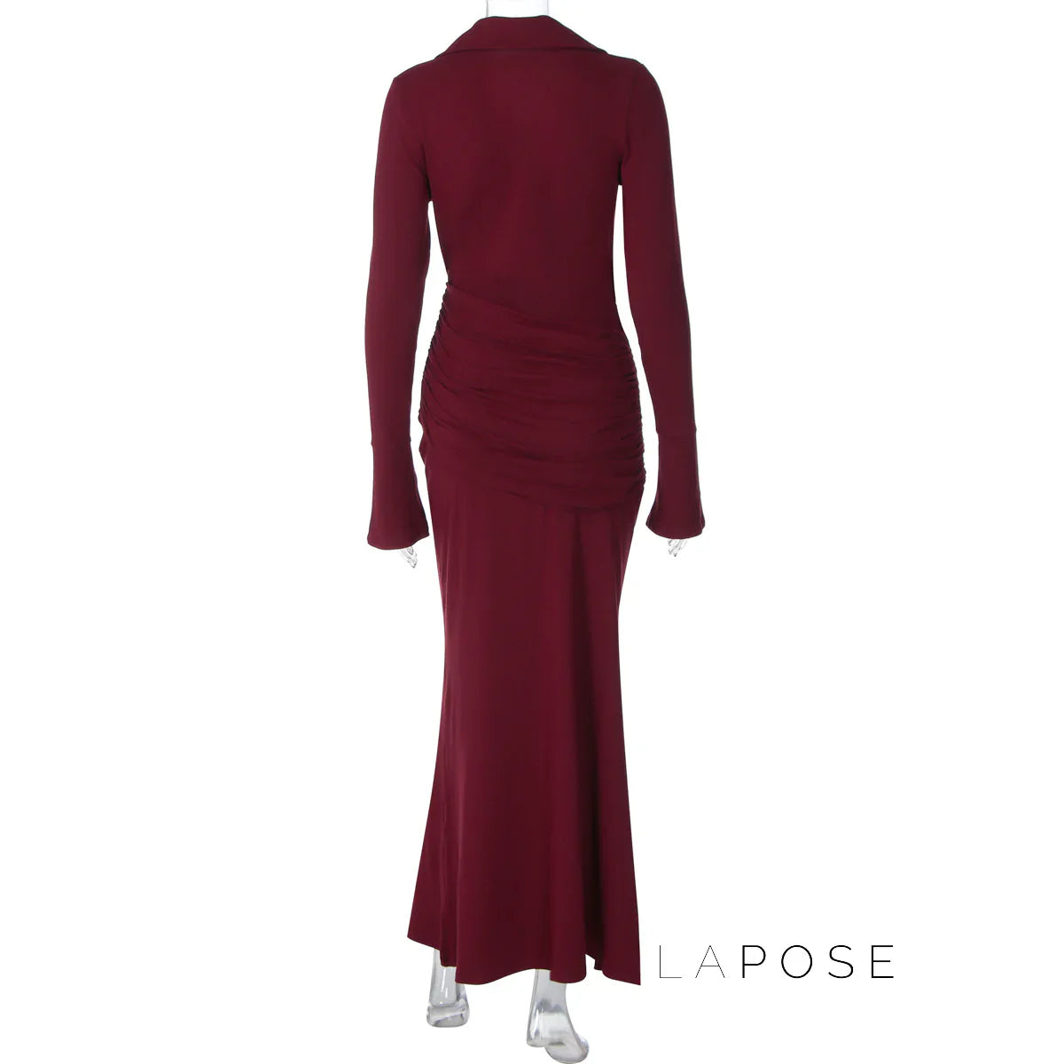 Sena Pleated Bodycon Midi Dress