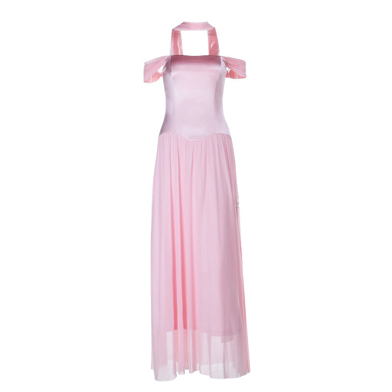 Off shoulder mesh maxi dress  | Festival Outfits Women