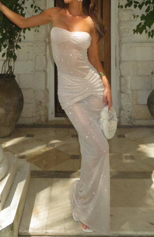 Triana Maxi Dress Champagne