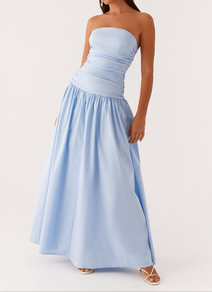 Ricciarda Maxi Dress - Blue