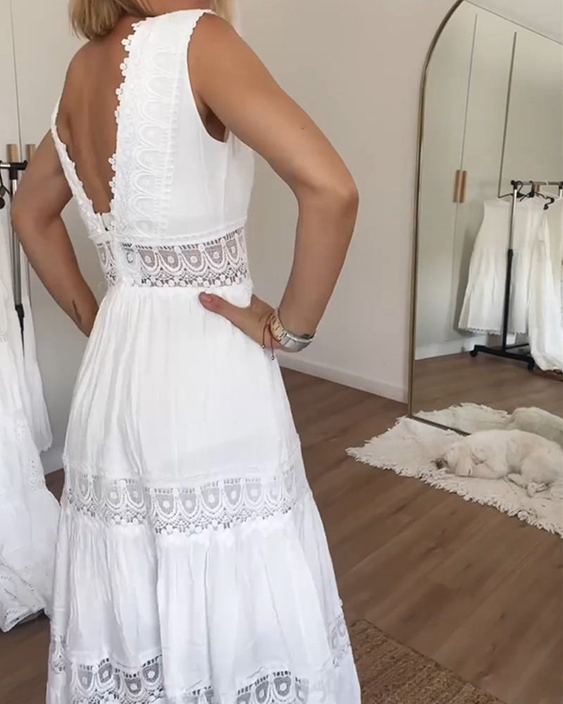 Ophyra - Elegant Midi Dress for Women