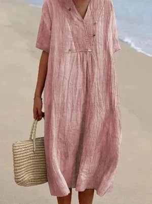 Tairana - Lightweight Summer Midi Dress for Women