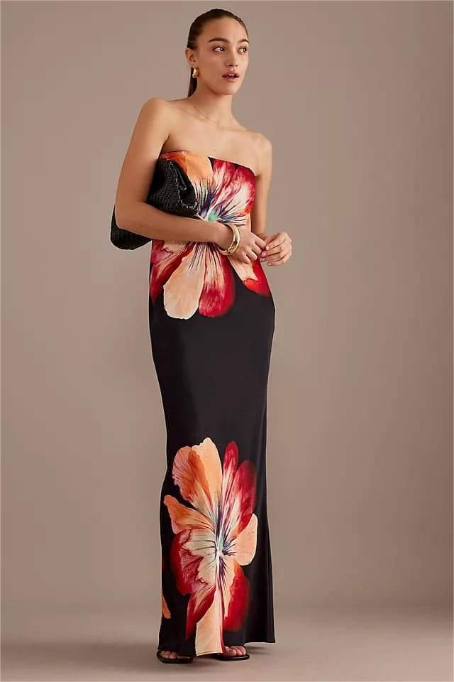 Floral Sleeveless Midi Dress