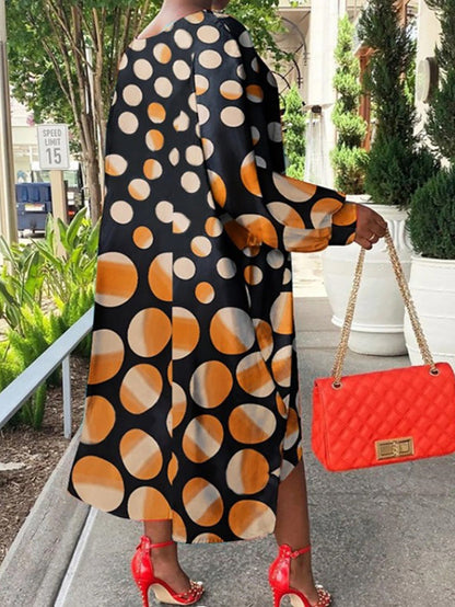 Polka Maxi Dress