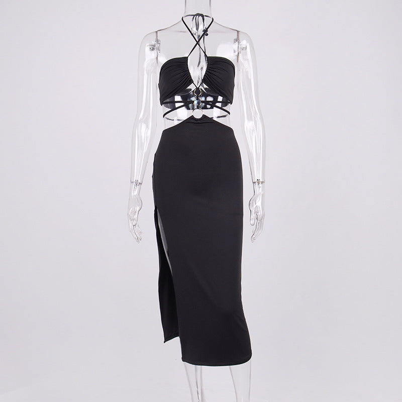Shirley Strappy Cut-Out Midi Dress