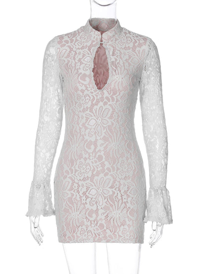 Riley Lace Bodycon Midi Dress