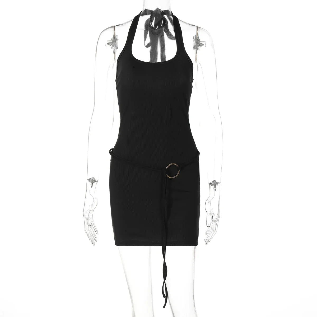 Cali Halter Ring Midi Dress