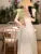 Elegant Vintage Midi Dresses for Women Summer New Square Collar High Waist Princess Party Dress Casual A-line Vestido Mujer