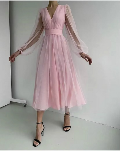 Chic Evening Midi Dress | Great for Formal Occasions