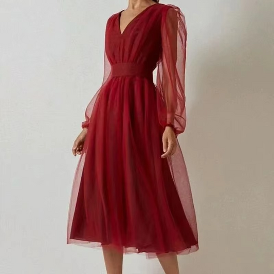 Chic Evening Midi Dress | Great for Formal Occasions