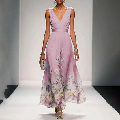 Arabella | Flowing Floral Maxi Dress
