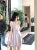 Summer Solid Midi Dress Women French Elegant Holiday Party Dresses A-line Prom Robe Wedding Vestidos Ladies Clothes New