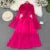 Autumn Flare Sleeve V-neck Midi Dresses for Women Solid Pleated A-line Elegant Party Dress Korean Fashion One Piece Vestidos New