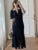 Autumn Elegant Knitted Dresses for Women Patchwork V-neck Puff Sleeve Single Breasted Midi Dress Fashion Ladies Vestidos Femme