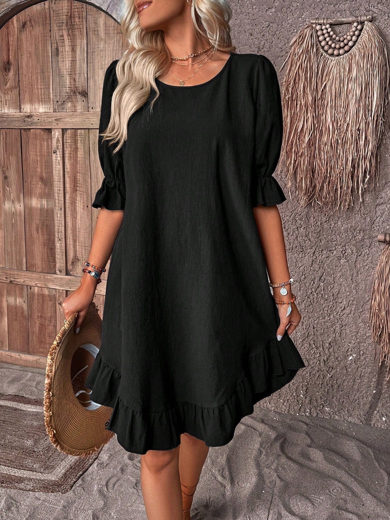 Sandra - Midi Dress - Leisure - Ideal for Summer