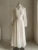 Elegant Midi Dresses for Women Long Sleeves Half High Collar Lace-up A-line Korean Fashion Autumn New One Piece Vestido Mujer