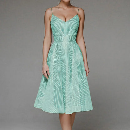 DressBetty - 2024 Luxurious Long Formal Party Elegant Evening Midi Dress