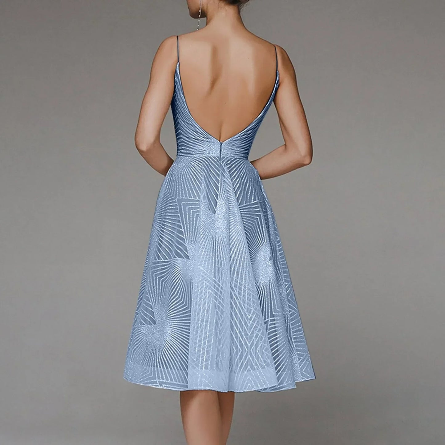DressBetty - 2024 Luxurious Long Formal Party Elegant Evening Midi Dress