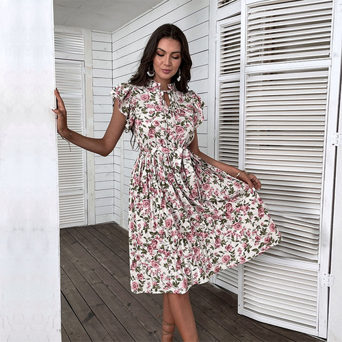 Angelica - Midi Dress - Chic - Modern Style - Ideal for Summer