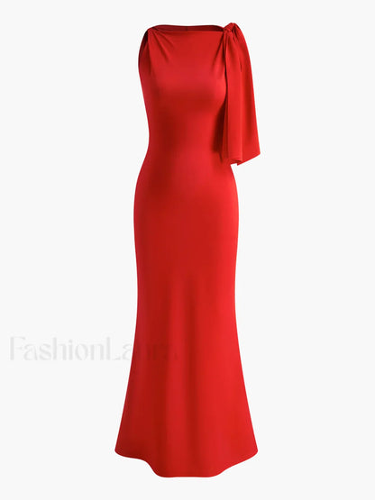 Beloved Knotted Sleeveless Maxi Dress