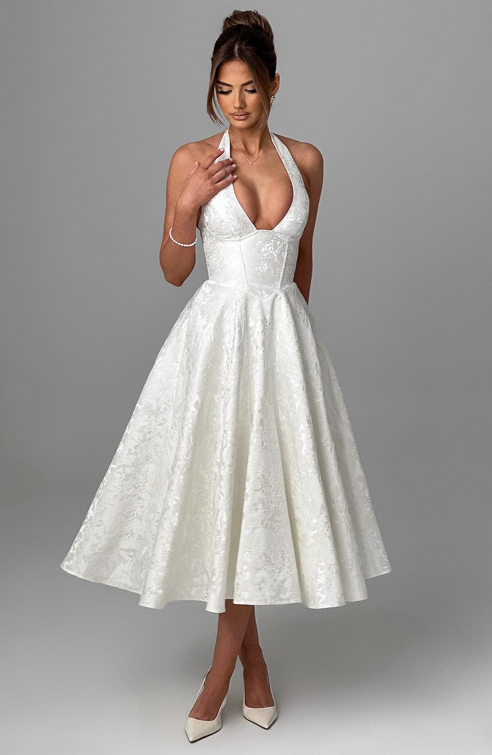 Iris | Elegant Midi Dress