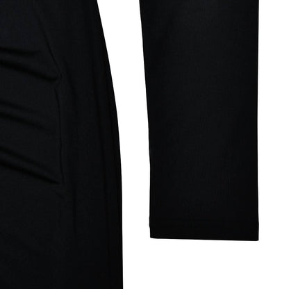 Irregular Long sleeve ruched backless slit maxi dress  | Festival Outfits Women