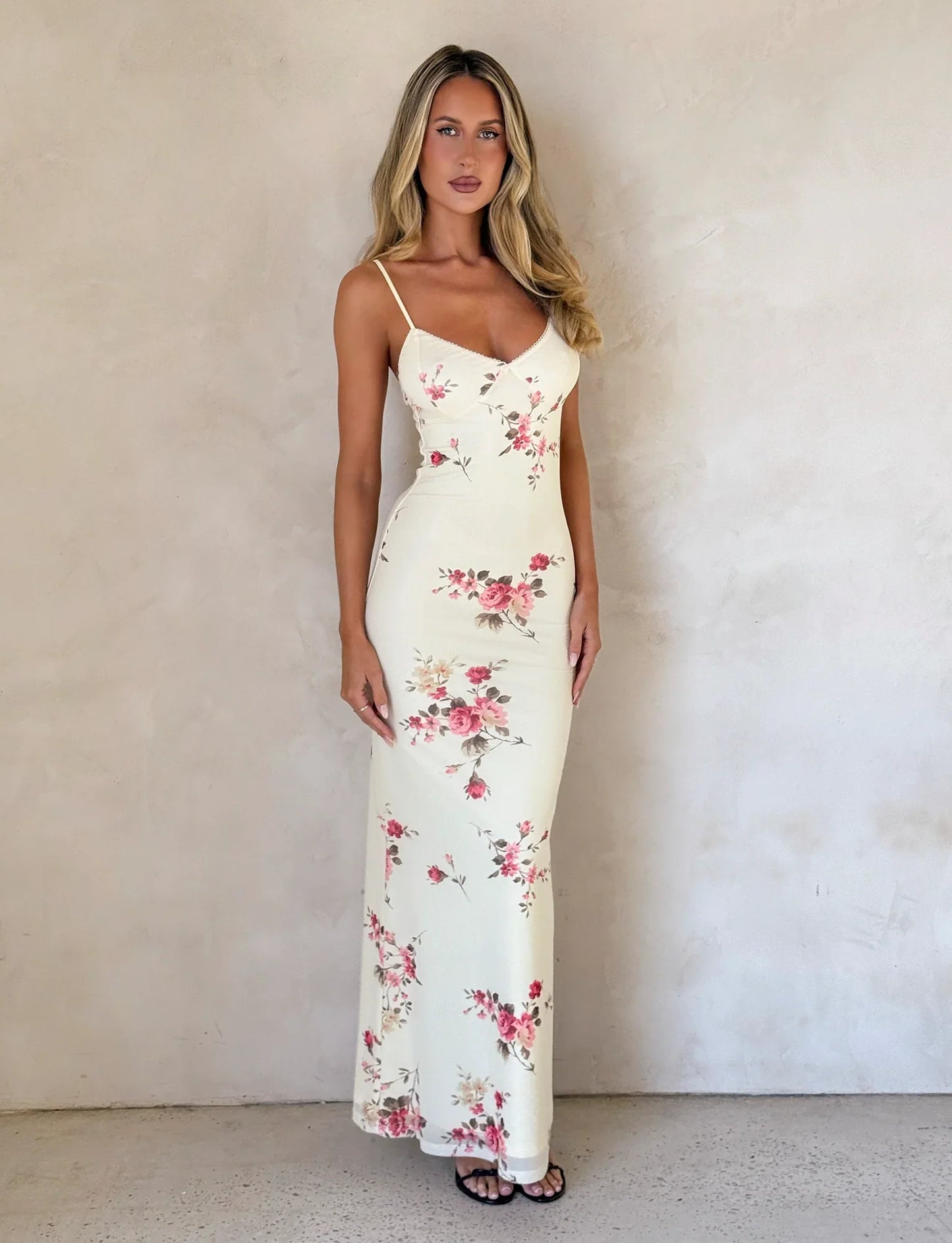 Arlette Radiant Floral Maxi Dress