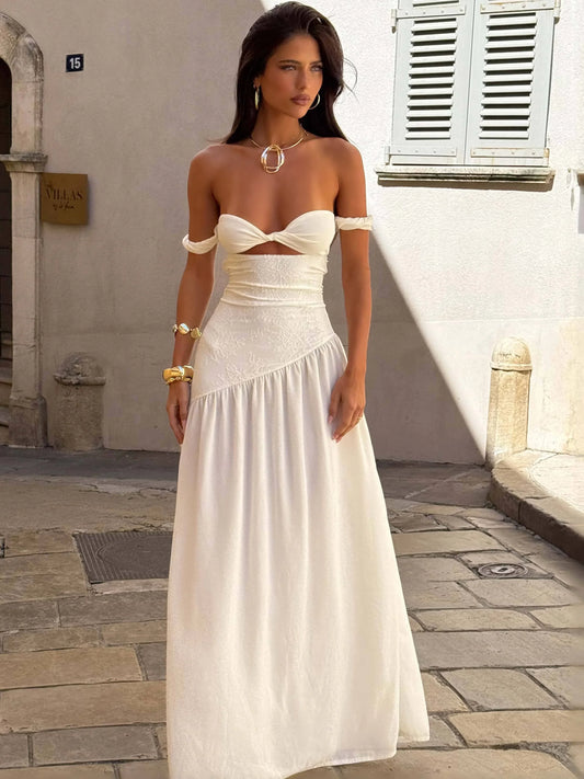 Giselle Flowing Lace Maxi Dress