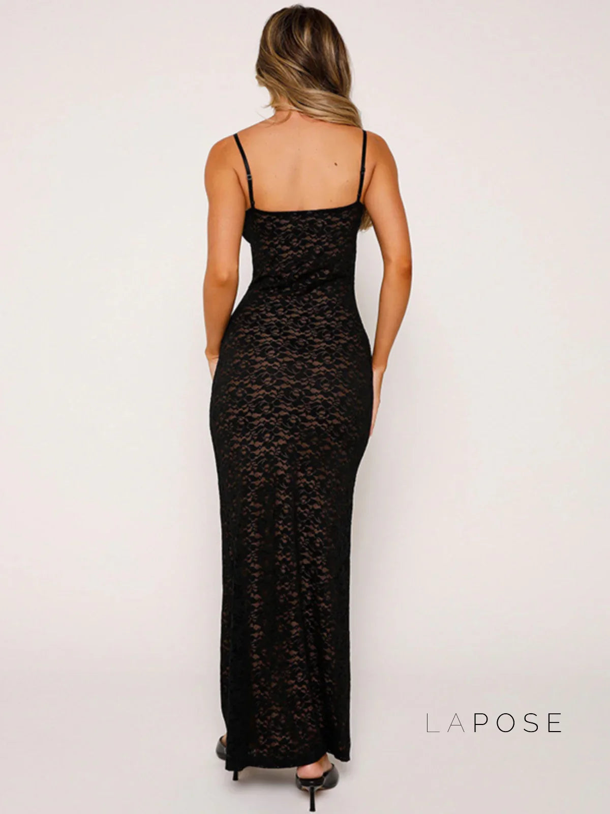 Iyonna Lace Trim Maxi Dress