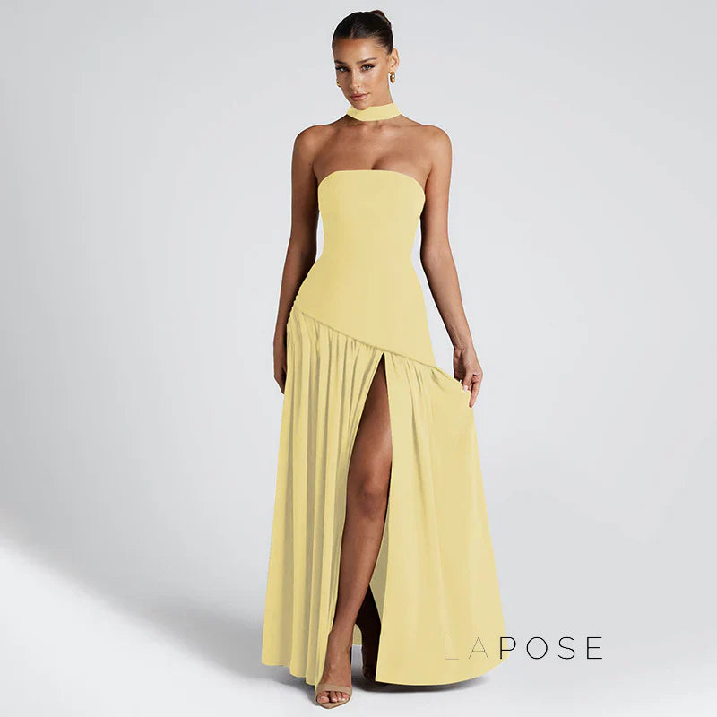 Kamree Strapless Backless Maxi Dress