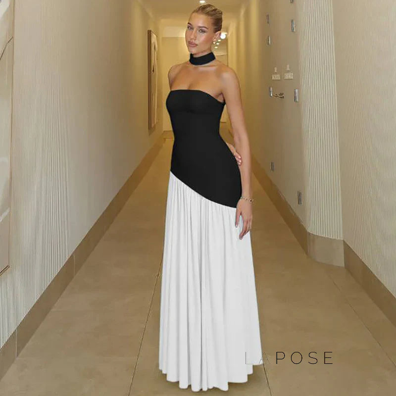 Kamree Strapless Backless Maxi Dress