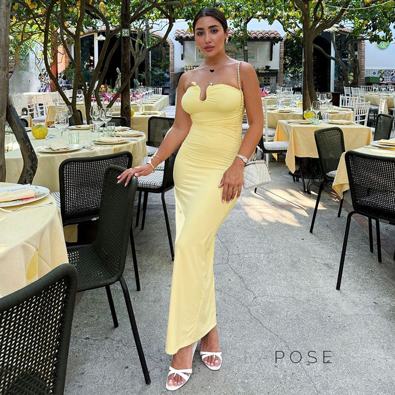 Sadee Strapless Bodycon Maxi Dress