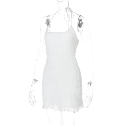 Shalom Halter Mini Dress